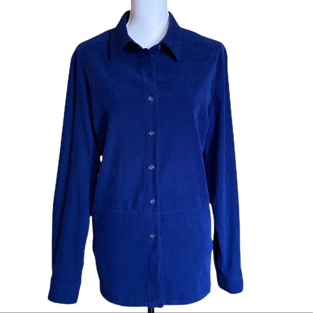 Talbots Button Front Shirt Sz. L - Picture 2 of 6